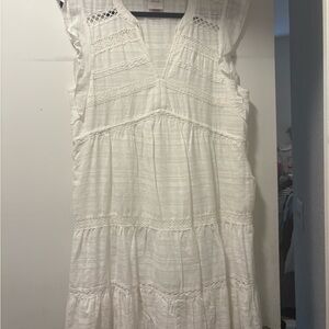 Elegant White Lace Dress